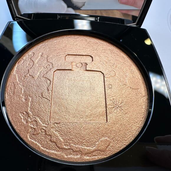 Chanel Eclat Lunaire Oversize Illuminating Face Powder Cuivre Dore Limited Ed - Picture 3 of 15